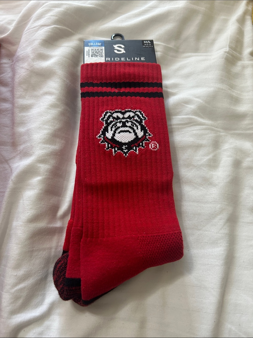 Georgia Bulldog Crew Socks